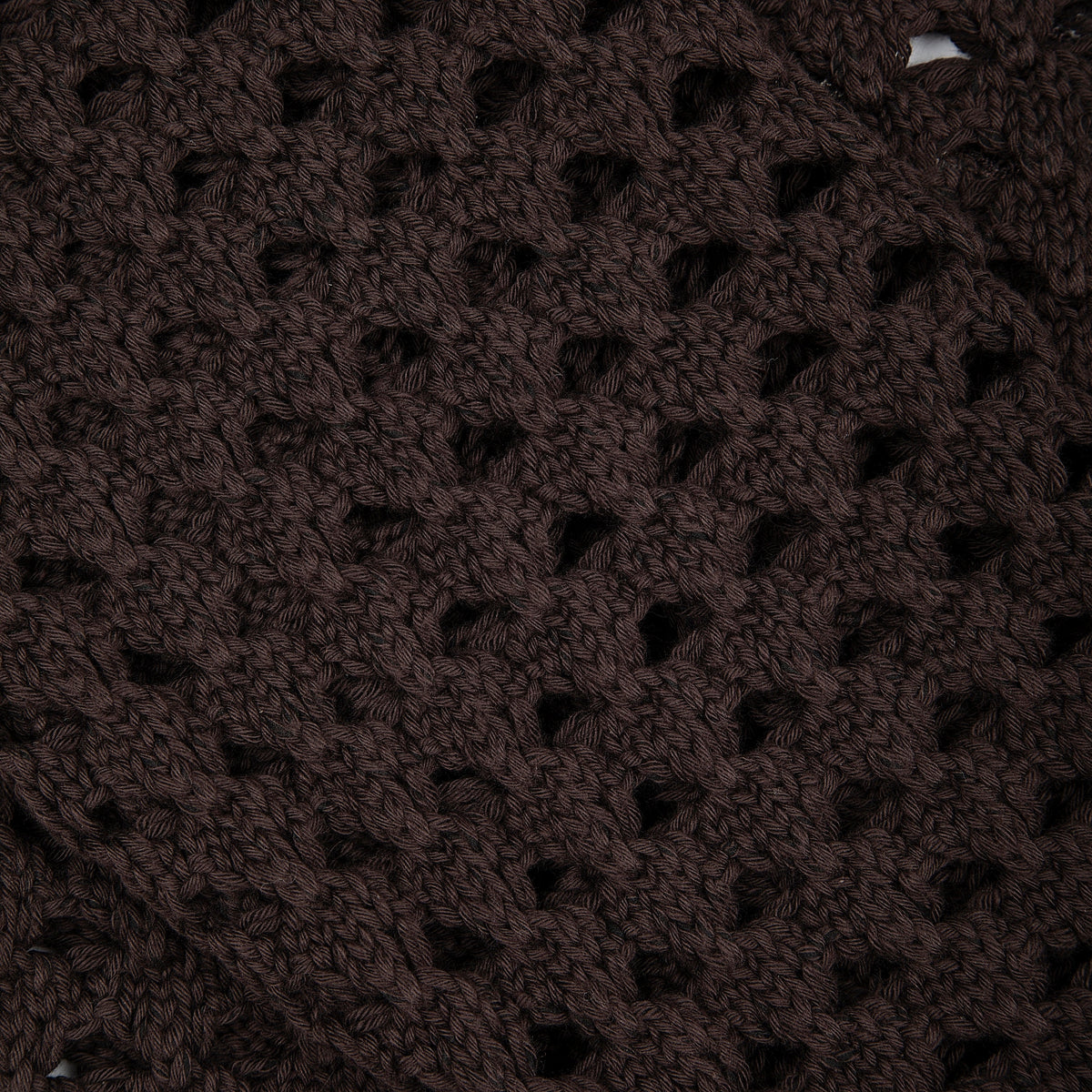 Derschutze "aziza" crochet zip up brown
