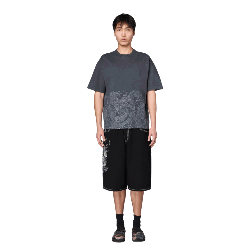 Derschutze "yakuza" T Shirt anthracite