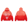 Vale Forever Property Of Valley Dreams Graffiti Zip‑Up Hoodie Red Gradient