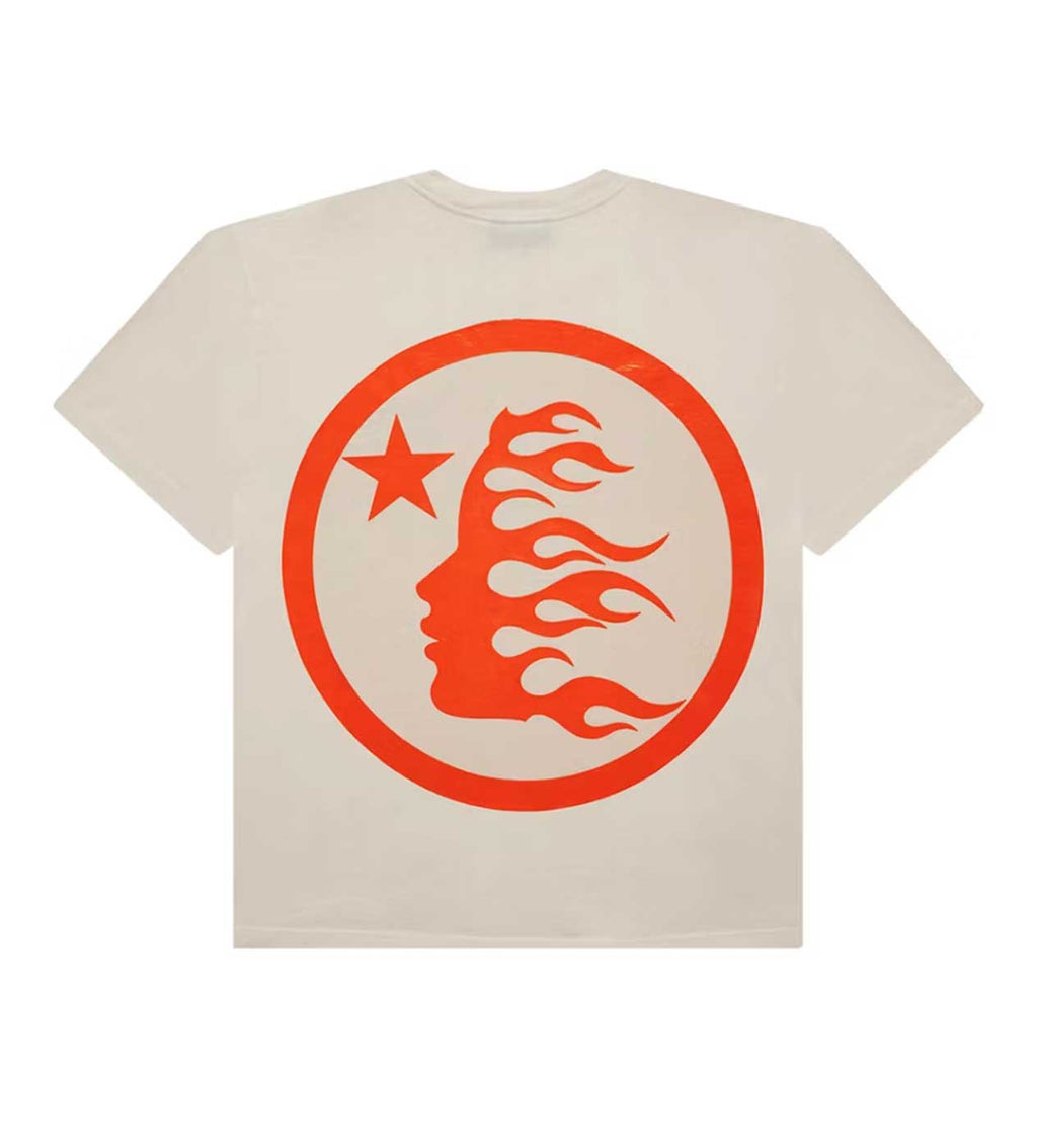 Hellstar Classic Logo Gel Tee Cream/Orange