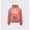 PALY Hollywood "Love Street" Gradient Graphic Hoodie - Red