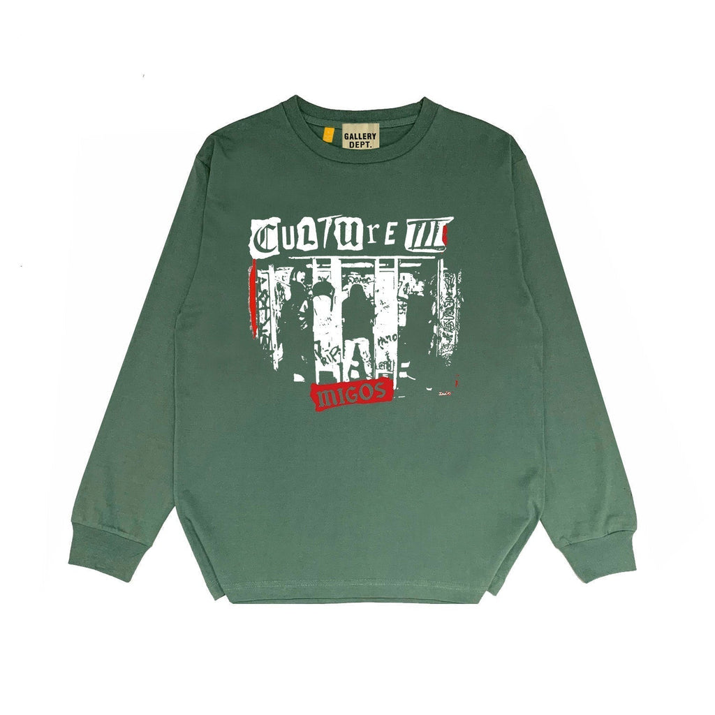 Gallery Dept Long Sleeved Shirt Fashion Brand Long Sleeve Long-Sleeved T-shirt Blouse