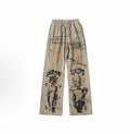 SSSAINT LOUIS Graffiti Figure Sweat Pants